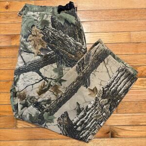 Woolrich Camo Baggy Cargo Cotton Hunting Pants Size XL 42x33